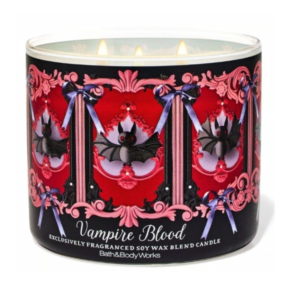 Vampire Blood 3-Wick Candle Bath & Body Works Halloween